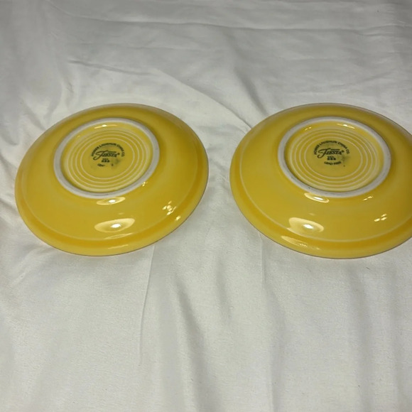 Fiestawear Fiesta Yellow Saucer 6in. Plates - Picture 7 of 8